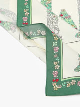 Longchamp Soie gots Foulard Oranje-vue-porte